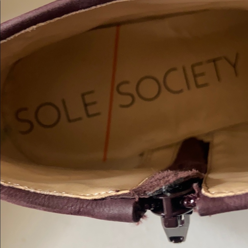 Sole Society leather booties - Picture 4 of 13